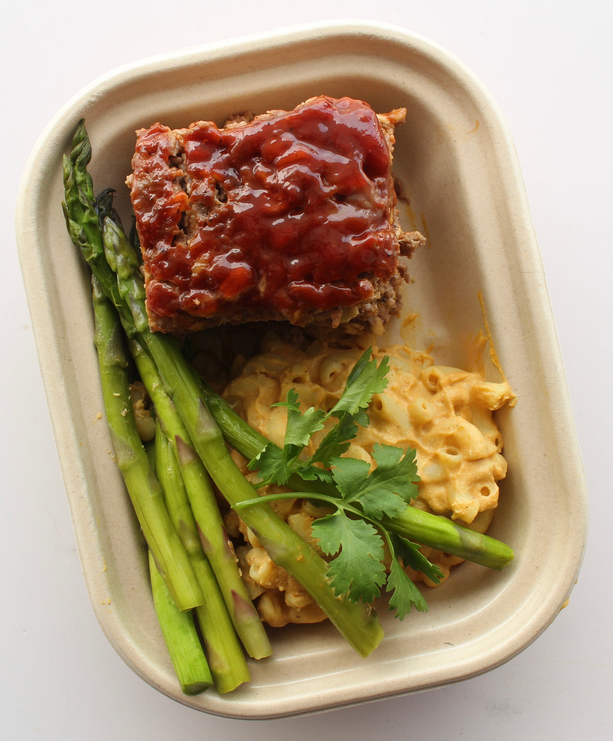 ORGANIC MEATLOAF WITH KERRYGOLD MAC AND CHEESE