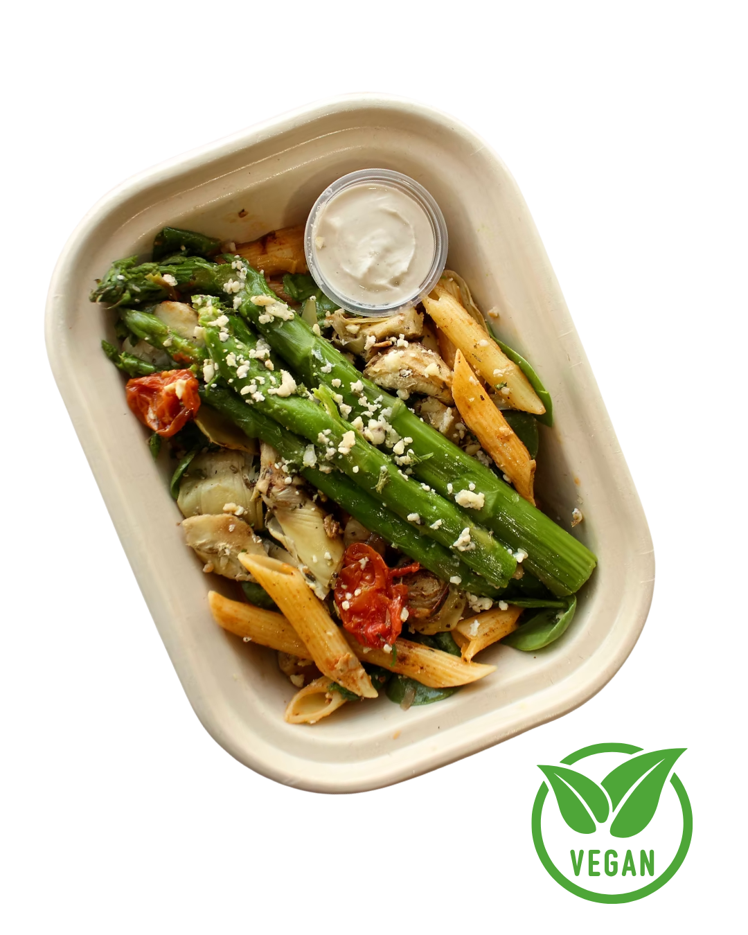 Alfredo with Artichoke + Sun Dried Tomato (🌿 PLANT-FORGED)