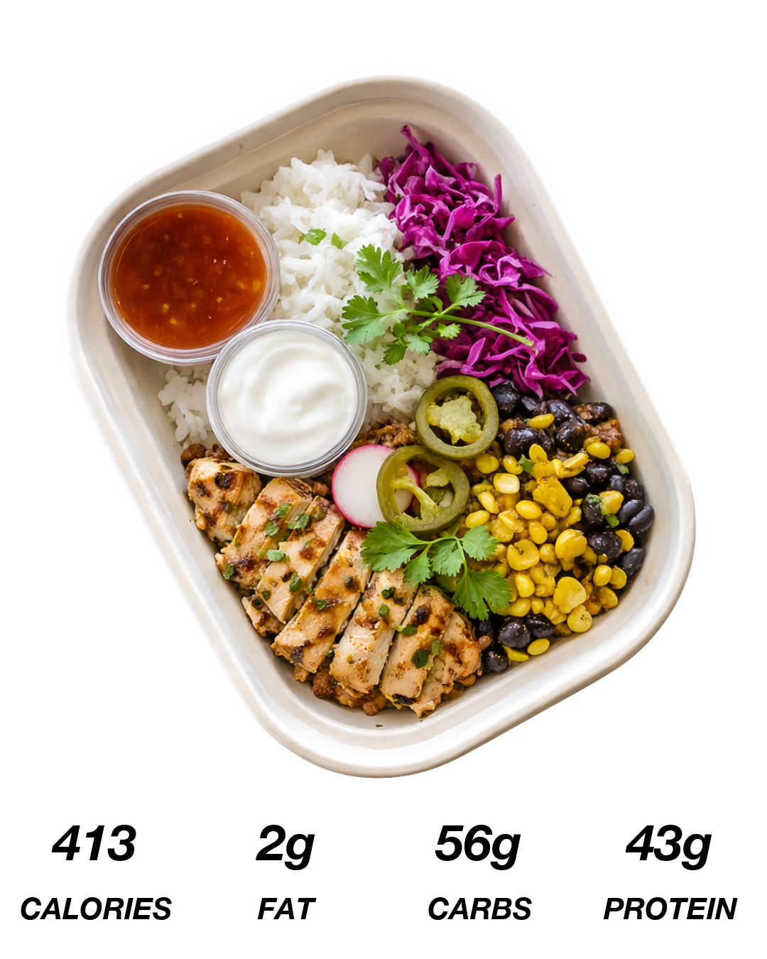 GLP+ Burrito Bowl Chicken