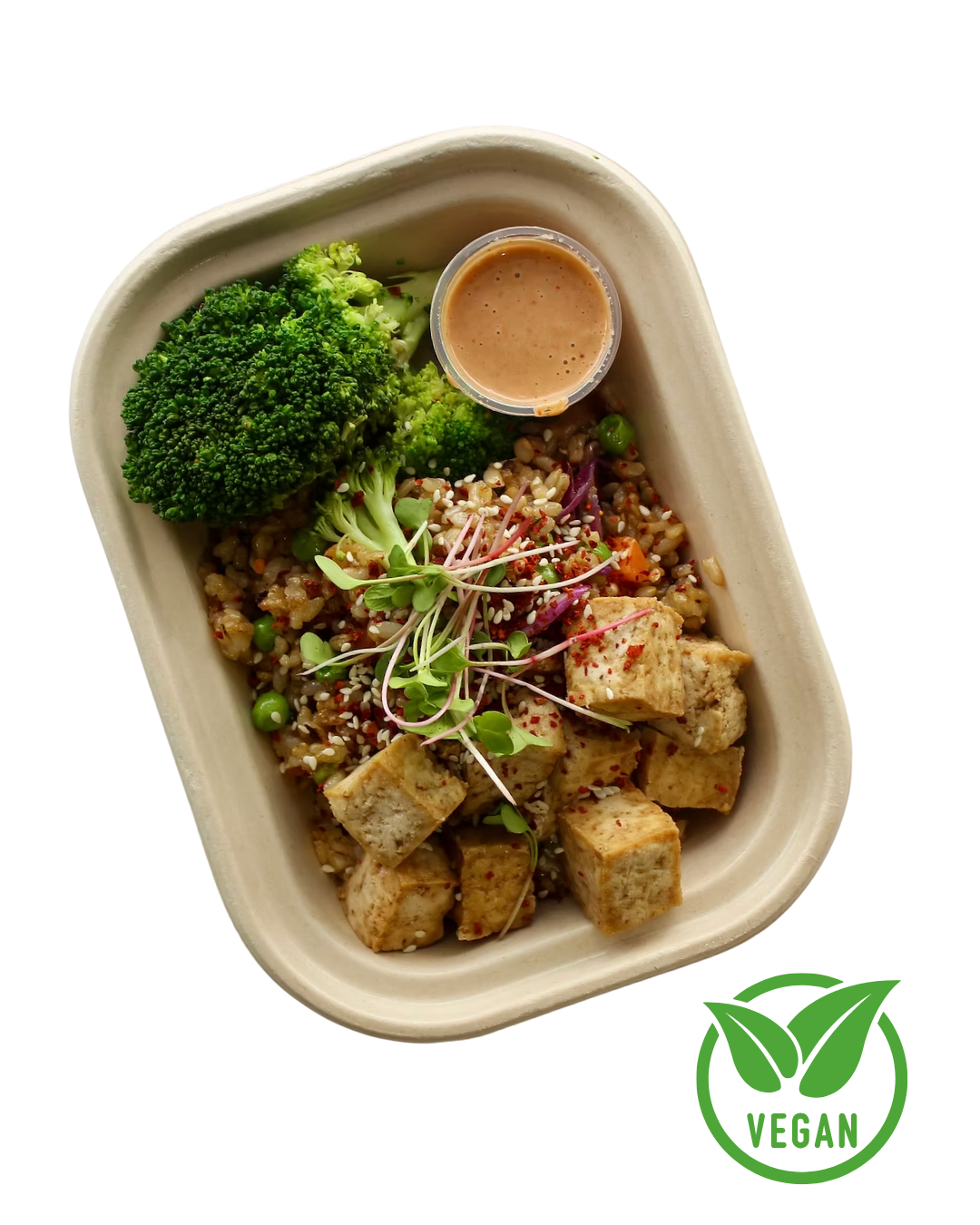 SRIRACHA TOFU FRIED RICE (🌿 PLANT-FORGED)