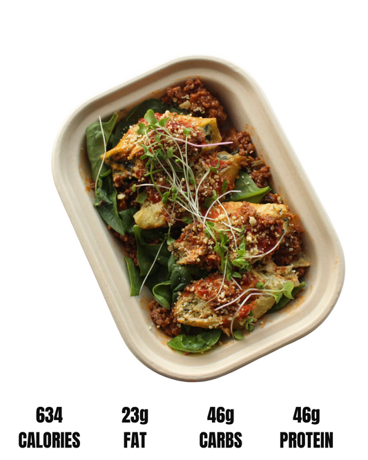 STUFFED SHELLS : BEEF & RICOTTA