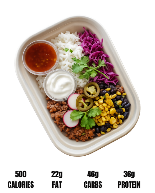 HIGH PROTEIN BURRITO BOWL