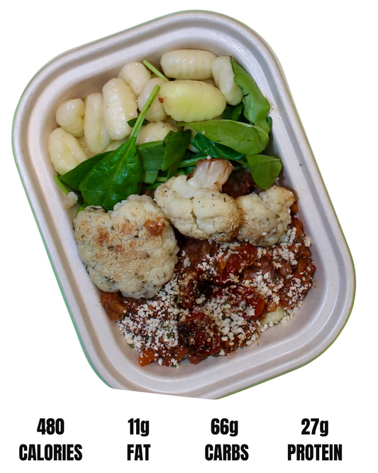 #155 Heirloom Tempeh + Red Lentil Bolognese