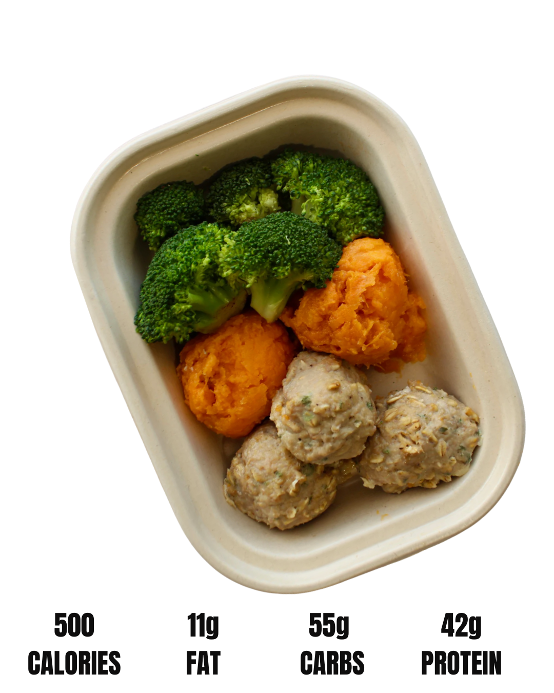 NO MERCY FUEL // SWEET POTATO : CHOICE OF PROTEIN, ORGANIC GREEN BEANS