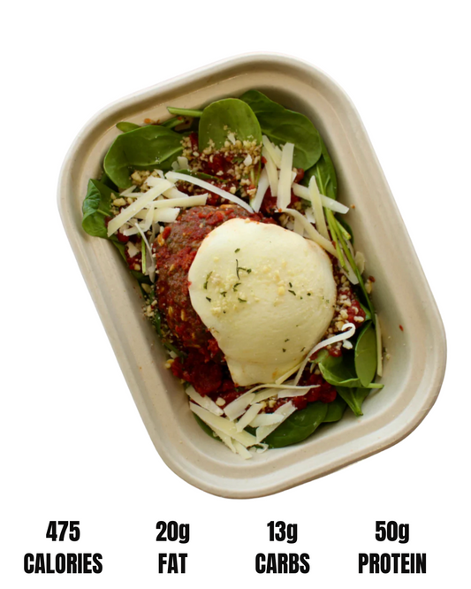 PROTEIN PACKED MEATBALL PARM: LOW CARB