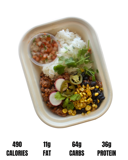 HIGH PROTEIN BURRITO BOWL