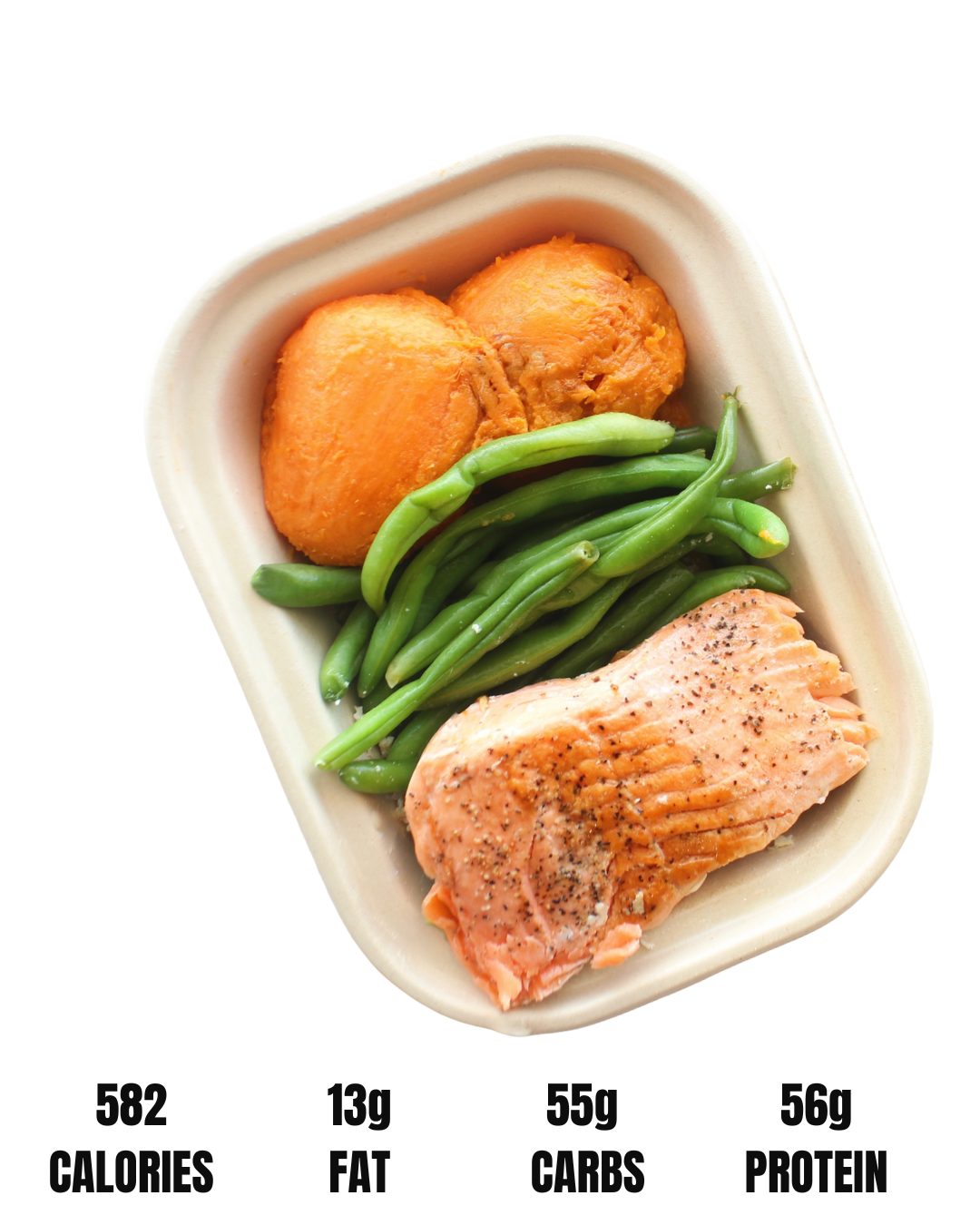 NO MERCY FUEL // SWEET POTATO : CHOICE OF PROTEIN, ORGANIC GREEN BEANS