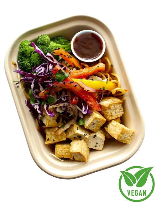 ASIAN GARLIC TOFU NOODLES (🌿 PLANT-FORGED)