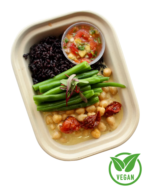 BLACK RICE + PINEAPPLE CHICKPEA CURRY (🌿 PLANT-FORGED)